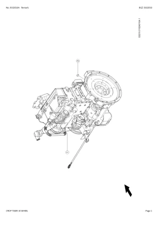 CLAAS CROP TIGER 30 WHEEL Combine Parts Catalogue Manual Instant Download (SN 03503202-03503999)