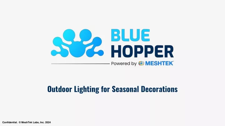 outdoor lighting for seasonal decorations