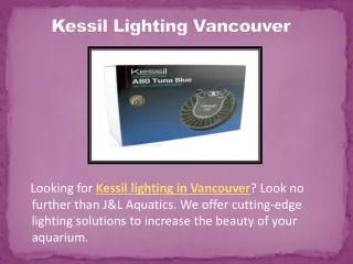 Kessil Lighting Vancouver