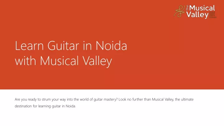 learn guitar in noida with musical valley