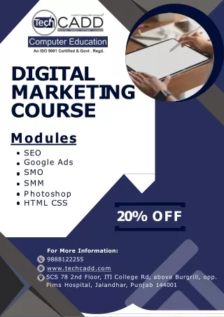 Best Digital Marketing Training and Course Jalandhar, Punjab