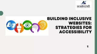 Building Inclusive Websites Strategies for Accessibility
