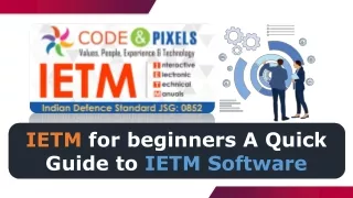 IETM for beginners A Quick Guide to IETM Software