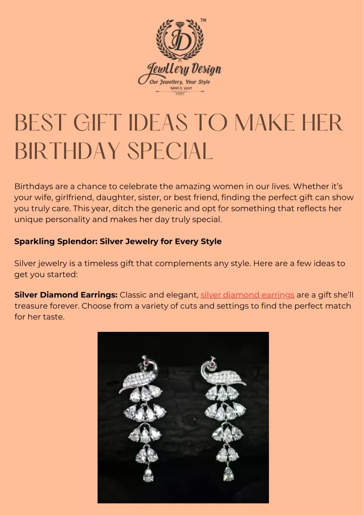 best gift ideas to make her birthday special