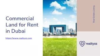 Commercial Land for Rent in Dubai - www.realtyzz.com