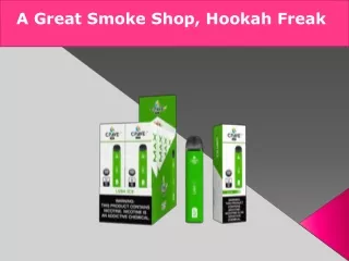 A Great Smoke Shop, Hookah Freak