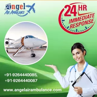 Hire Top-class Angel Air Ambulance Service in Bhopal with ICU Setup
