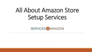 All About Amazon Store Setup Services