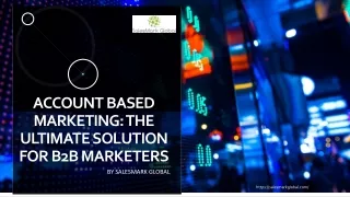 account based marketing the ultimate solution