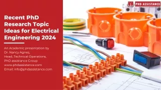 PA - Recent PhD Research Topic Ideas for Electrical Engineering 2024