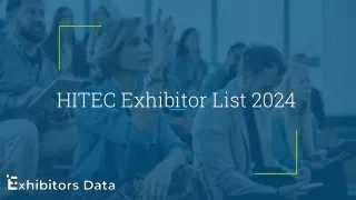 HITEC Exhibitor List 2024