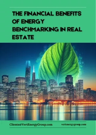 The Financial Benefits of Energy Benchmarking in Real Estate