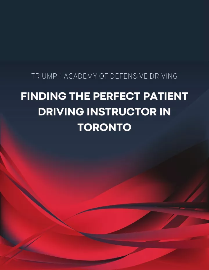 triumph academy of defensive driving