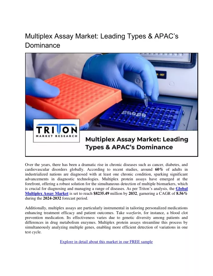 multiplex assay market leading types apac