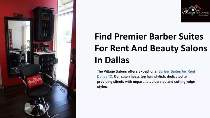 find premier barber suites for rent and beauty