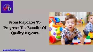 Enhance Cognitive Development In Daycare | Mommyferrycare