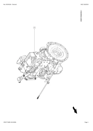 CLAAS CROP TIGER 40 WHEEL Combine Parts Catalogue Manual Instant Download (SN 40600011-40699999)