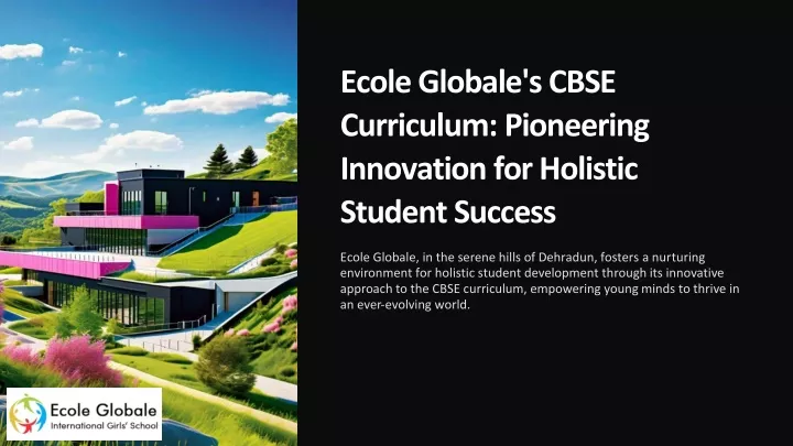 ecole globale s cbse curriculum pioneering