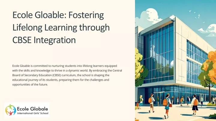 ecole gloable fostering lifelong learning through