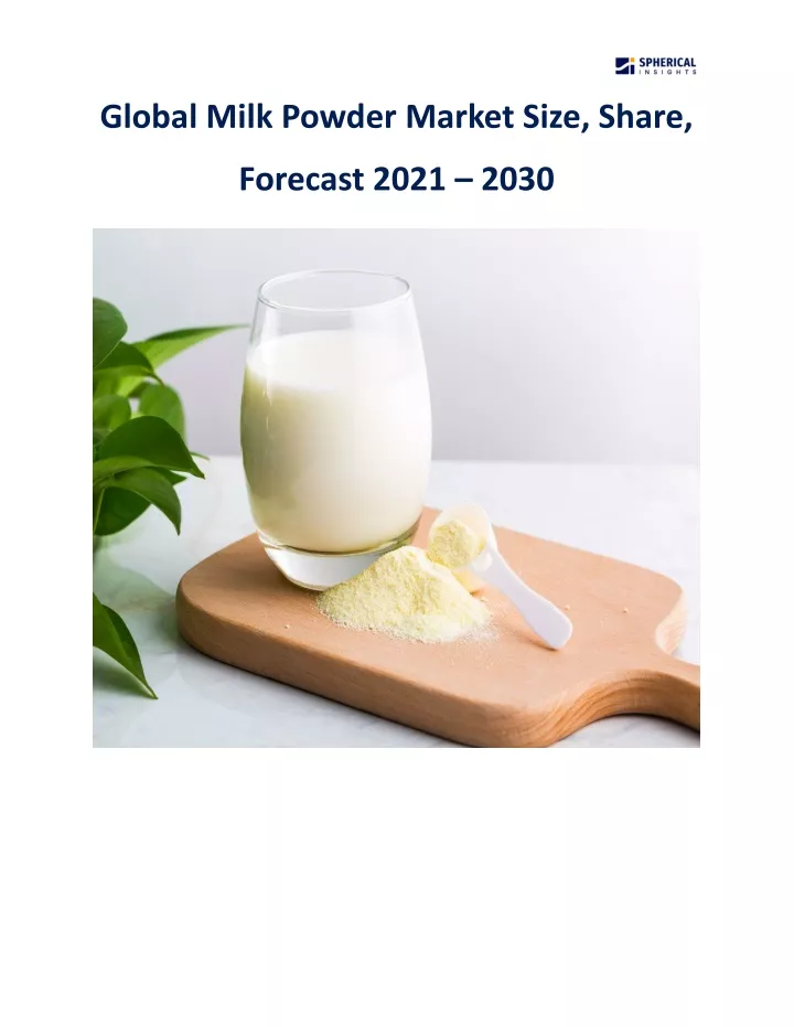 global milk powder market size share