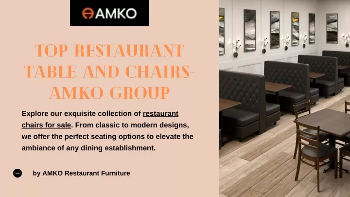 top restaurant table and chairs amko group