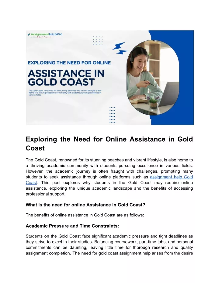 exploring the need for online assistance in gold