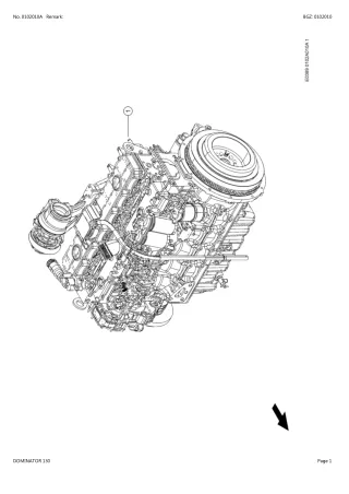 CLAAS DOMINATOR 130 Combine Parts Catalogue Manual Instant Download (SN 45600011-45699999)