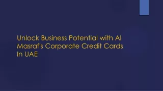 Corporate Credit Card UAE