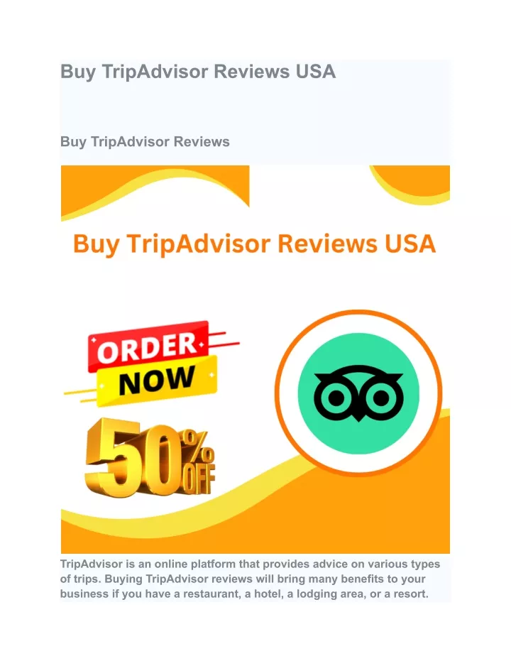 buy tripadvisor reviews usa