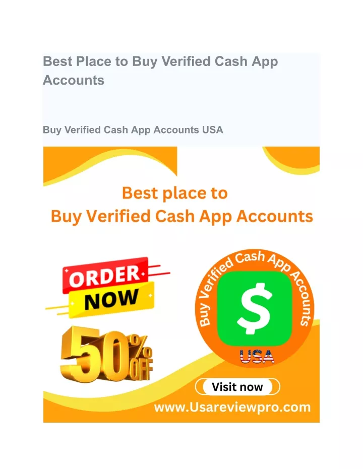 best place to buy verified cash app accounts