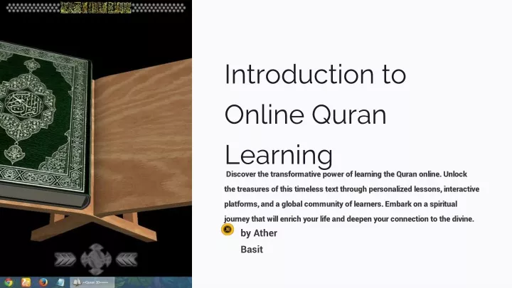 introduction to online quran learning
