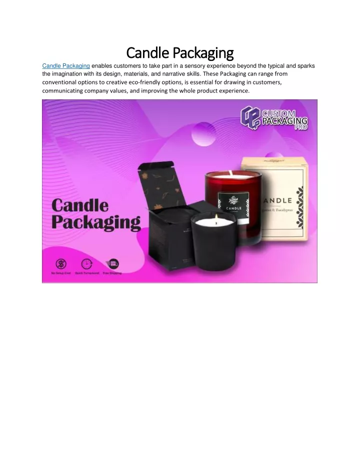 PPT - Candle Packaging PowerPoint Presentation, free download - ID:13121540