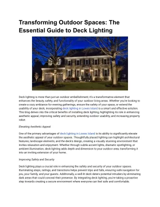 transforming outdoor spaces the essential guide