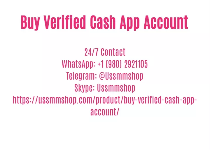 buy verified cash app account