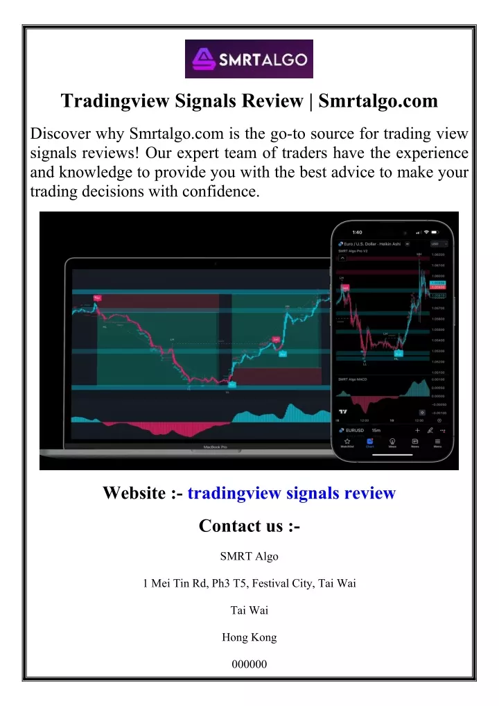 tradingview signals review smrtalgo com