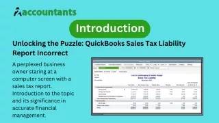 Mastering QuickBooks: Resolving Sales Tax Liability Report Errors