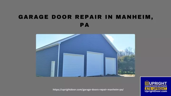 garage door repair in manheim pa