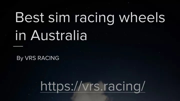 best sim racing wheels in australia