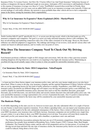 Clear A Driving Document To Save On Cars And Truck Insurance
