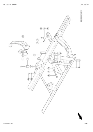 CLAAS LEXION 630-620 Combine Parts Catalogue Manual Instant Download (SN C6300011-C6399999)