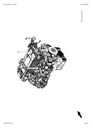 CLAAS LEXION 630-620 Combine Parts Catalogue Manual Instant Download (SN C7300011-C7399999)