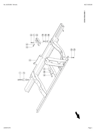 CLAAS LEXION 670 Combine Parts Catalogue Manual Instant Download (SN 57000011-57009999)