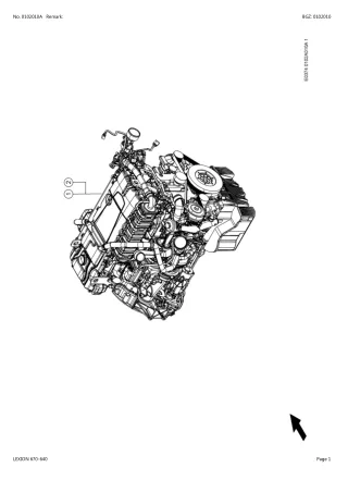 CLAAS LEXION 670-640 Combine Parts Catalogue Manual Instant Download (SN C7400011-C7499999)