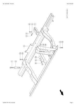 CLAAS LEXION 750-740 Australia Combine Parts Catalogue Manual Instant Download (SN C5500011-C5599999)