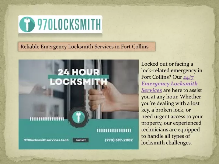 reliable emergency locksmith services in fort