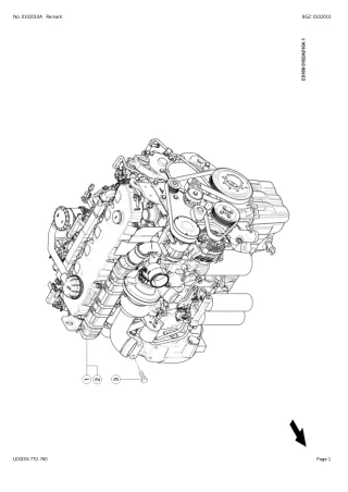 CLAAS LEXION 770-760 Combine (NA) Parts Catalogue Manual Instant Download (SN C4900011-C4999999)