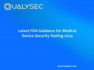 2024 FDA Guidelines: Ensuring Medical Device Security