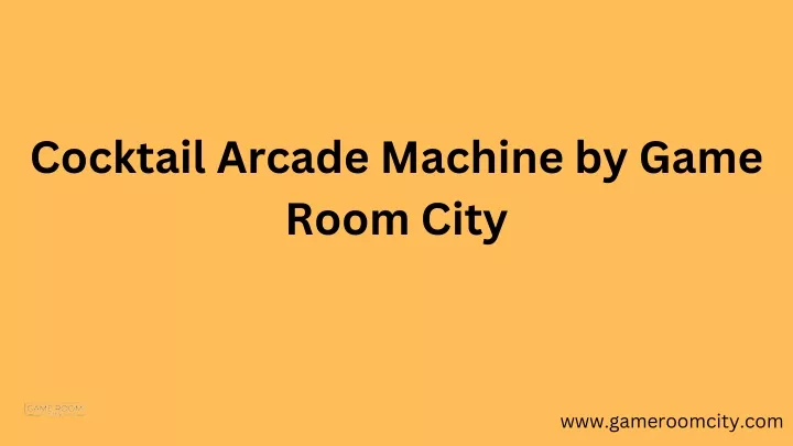 cocktail arcade machine by game room city