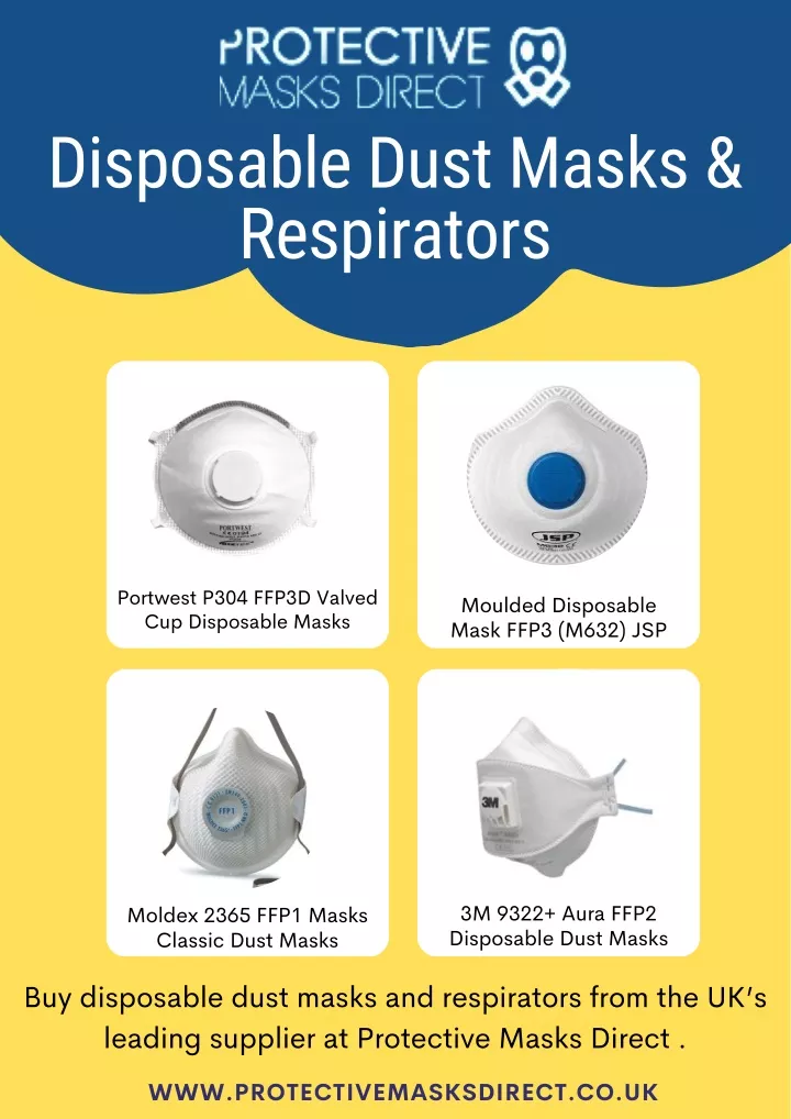 disposable dust masks respirators