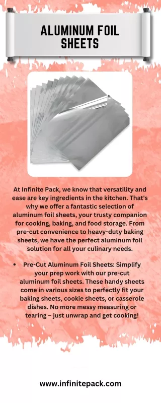 ALUMINUM FOIL SHEETS